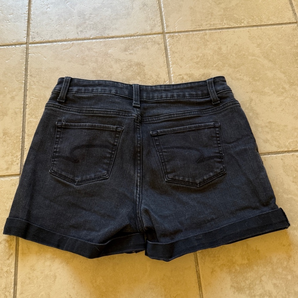 Black Jean Shorts - Picture 3 of 3